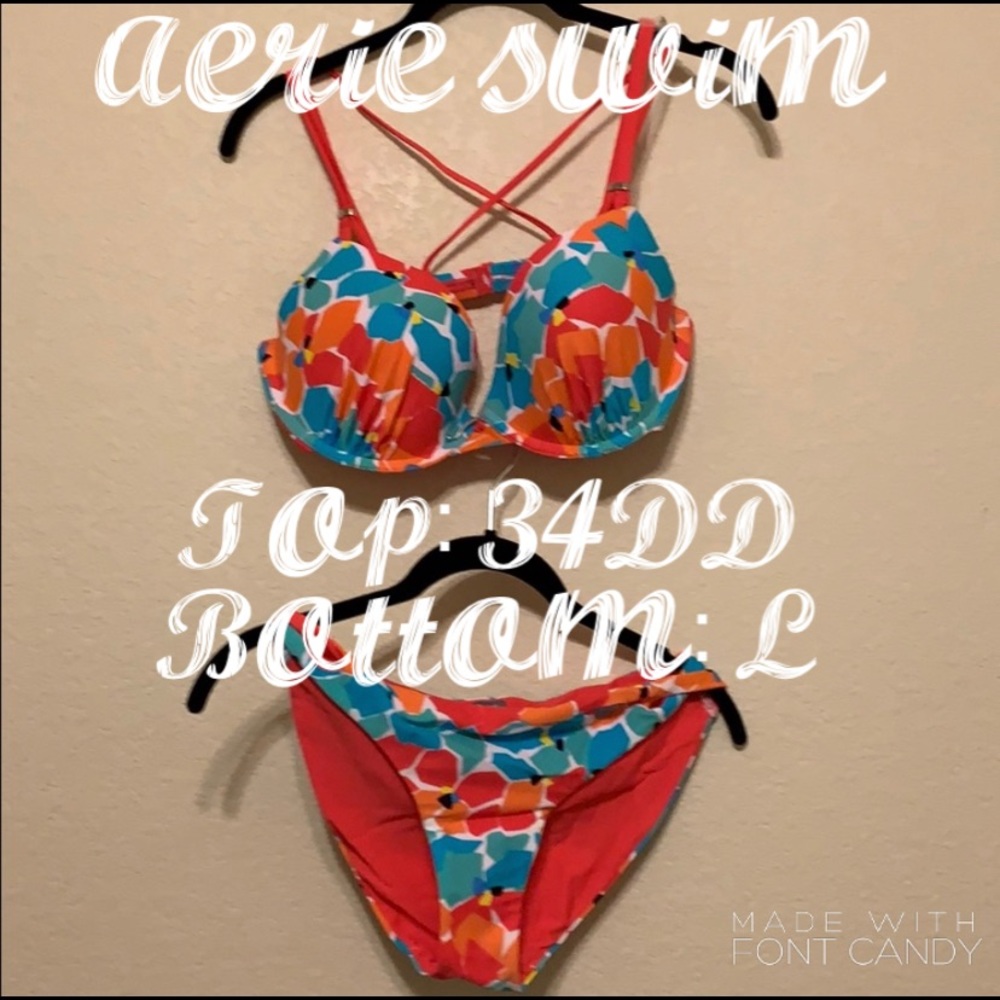 Aerie strappy bikini set